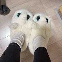 How to Train Your Dragon Toothless Plush Slippers – Cozy Night Fury House Shoes for Adults & Kids
