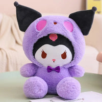 Kawaii Sanrio 25cm Plush Toy Set – Cinnamoroll My Melody Kuromi Stuffed Animals for Kids & Collectors