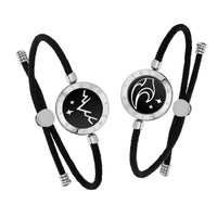 TOTWOO Smart Long Distance Touch Bracelet – Vibrating Light-Up Couples Bracelet with Bluetooth App
