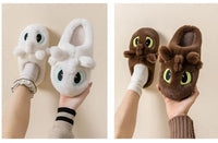 How to Train Your Dragon Toothless Plush Slippers – Cozy Night Fury House Shoes for Adults & Kids