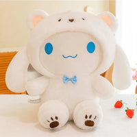 Kawaii Sanrio 25cm Plush Toy Set – Cinnamoroll My Melody Kuromi Stuffed Animals for Kids & Collectors