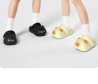 Cute Cat Paw Print Plush Slippers – Non-Slip Indoor House Shoes for Women Soft Cozy Bedroom Footwear