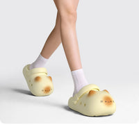 Cute Cat Paw Print Plush Slippers – Non-Slip Indoor House Shoes for Women Soft Cozy Bedroom Footwear