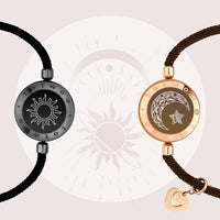 TOTWOO Smart Long Distance Touch Bracelet – Vibrating Light-Up Couples Bracelet with Bluetooth App