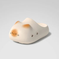 Cute Cat Paw Print Plush Slippers – Non-Slip Indoor House Shoes for Women Soft Cozy Bedroom Footwear