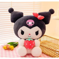 Kawaii Sanrio 25cm Plush Toy Set – Cinnamoroll My Melody Kuromi Stuffed Animals for Kids & Collectors
